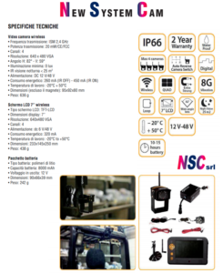 Sistema video per carrelli elevatori 